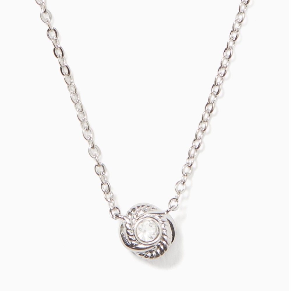 NWT kate spade infinity and beyond knot necklace